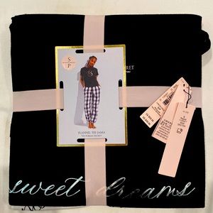 Victorias Secret Flannel Tee Jama Pajama Set